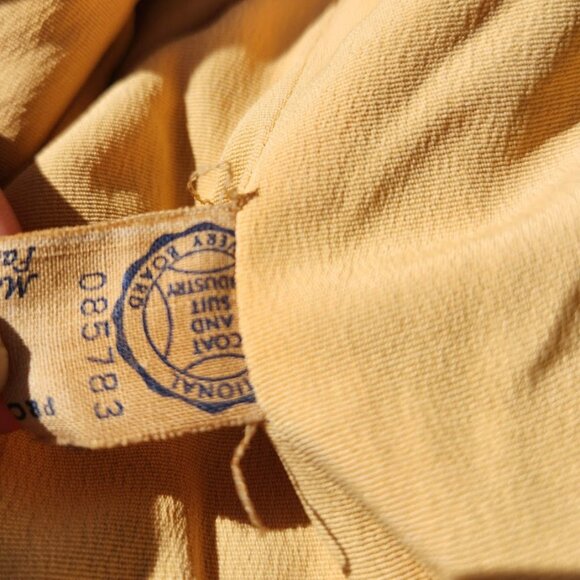 VINTAGE I. Magnin & Co. Cheetah Print Fur Mink Trench Coat Jacket Size M - Picture 9 of 16